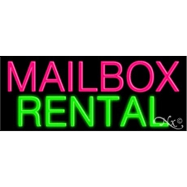 13" x 32" x 3" neon sign, mounted on an unbreakable... from ASI 30442 Above & Beyond Advertising Products / PromoAdLine