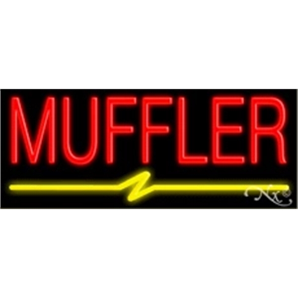 13" x 32" x 3" neon sign, mounted on an unbreakable... from ASI 30442 Above & Beyond Advertising Products / PromoAdLine