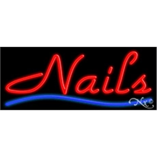 13" x 32" x 3" neon sign, mounted on an unbreakable... from ASI 30442 Above & Beyond Advertising Products / PromoAdLine