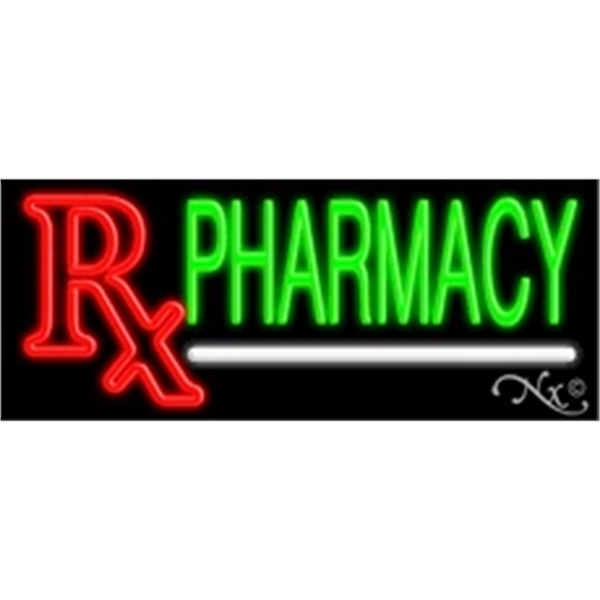 13" x 32" x 3" neon sign, mounted on an unbreakable... from ASI 30442 Above & Beyond Advertising Products / PromoAdLine