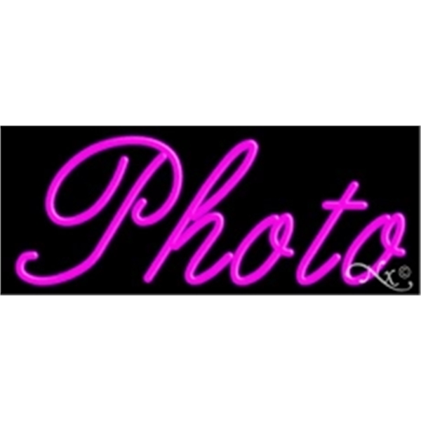 13" x 32" x 3" neon sign, mounted on an unbreakable... from ASI 30442 Above & Beyond Advertising Products / PromoAdLine