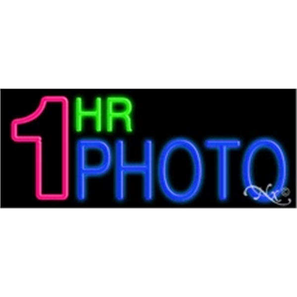 13" x 32" x 3" neon sign, mounted on an unbreakable... from ASI 30442 Above & Beyond Advertising Products / PromoAdLine