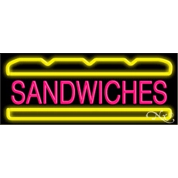 13" x 32" x 3" neon sign, mounted on an unbreakable... from ASI 30442 Above & Beyond Advertising Products / PromoAdLine