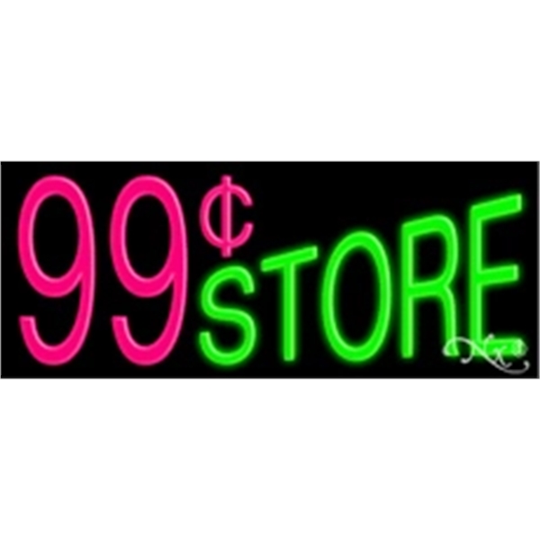 13" x 32" x 3" neon sign, mounted on an unbreakable... from ASI 30442 Above & Beyond Advertising Products / PromoAdLine