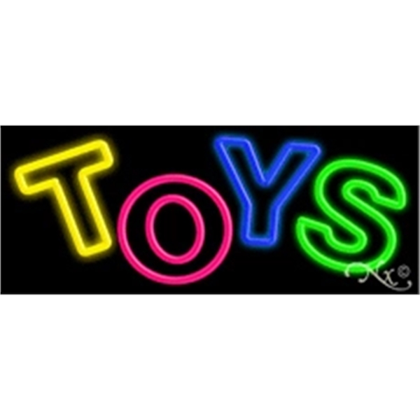 13" x 32" x 3" neon sign, mounted on an unbreakable... from ASI 30442 Above & Beyond Advertising Products / PromoAdLine