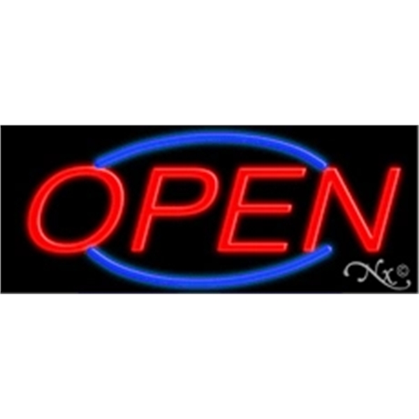 13" x 32" x 3" neon sign, mounted on an unbreakable... from ASI 30442 Above & Beyond Advertising Products / PromoAdLine