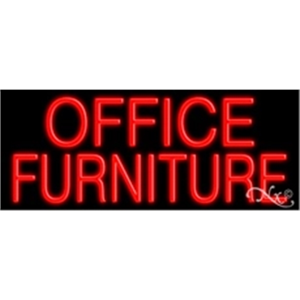 13" x 32" x 3" neon sign, mounted on an unbreakable... from ASI 30442 Above & Beyond Advertising Products / PromoAdLine