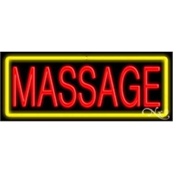 13" x 32" x 3" neon sign, mounted on an unbreakable... from ASI 30442 Above & Beyond Advertising Products / PromoAdLine