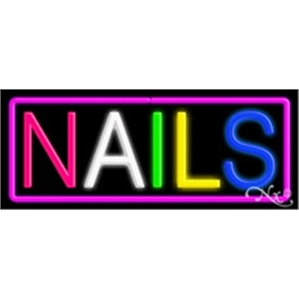 13" x 32" x 3" neon sign, mounted on an unbreakable... from ASI 30442 Above & Beyond Advertising Products / PromoAdLine