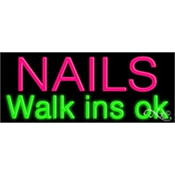 13" x 32" x 3" neon sign, mounted on an unbreakable... from ASI 30442 Above & Beyond Advertising Products / PromoAdLine