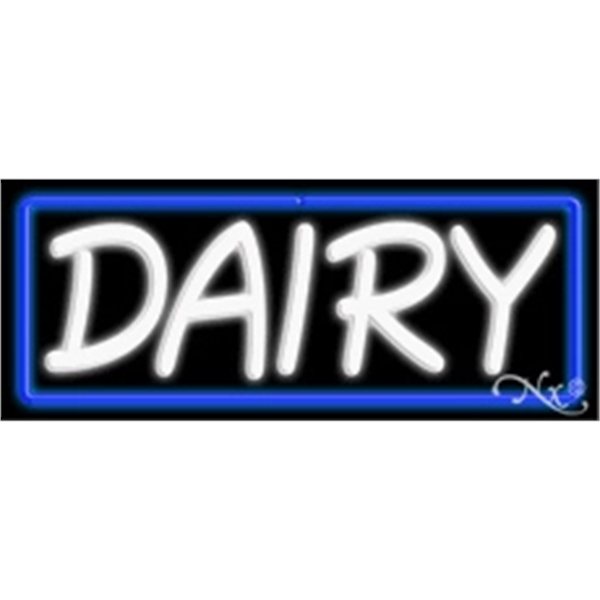 13" x 32" x 3" neon sign, suitable for indoor and... from ASI 30442 Above & Beyond Advertising Products / PromoAdLine