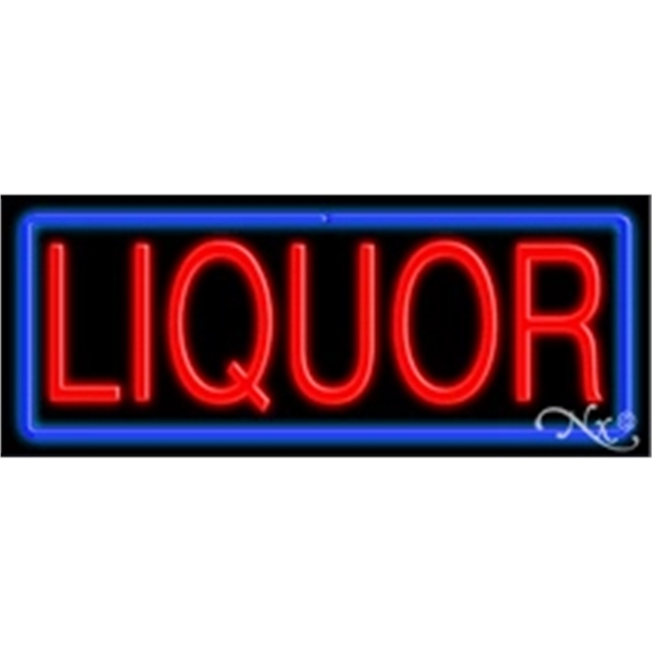 13" x 32" x 3" neon sign, suitable for indoor and... from ASI 30442 Above & Beyond Advertising Products / PromoAdLine