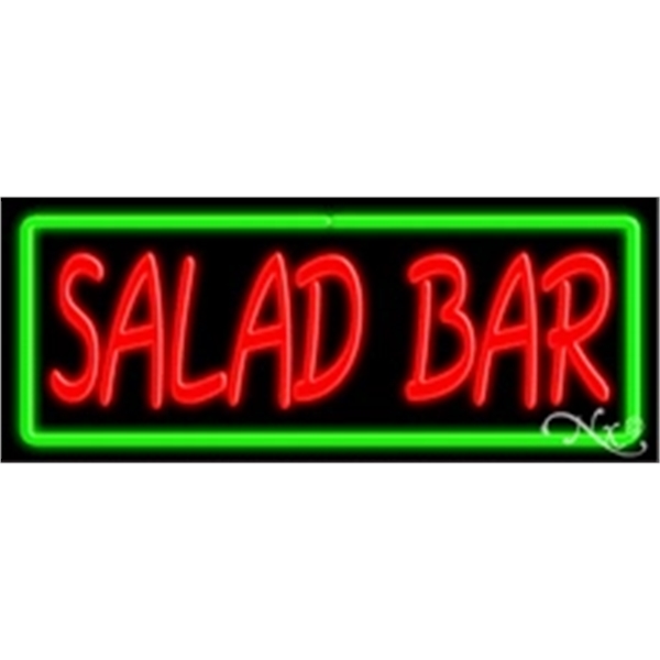 13" x 32" x 3" neon sign, suitable for indoor and... from ASI 30442 Above & Beyond Advertising Products / PromoAdLine