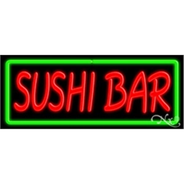 13" x 32" x 3" neon sign, suitable for indoor and... from ASI 30442 Above & Beyond Advertising Products / PromoAdLine