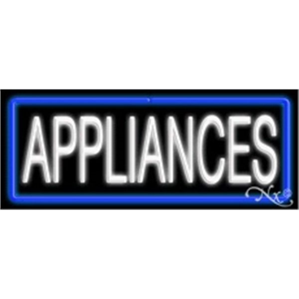 13" x 32" x 3" neon sign, suitable for indoor and... from ASI 30442 Above & Beyond Advertising Products / PromoAdLine