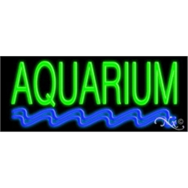 13" x 32" x 3" neon sign, suitable for indoor and... from ASI 30442 Above & Beyond Advertising Products / PromoAdLine