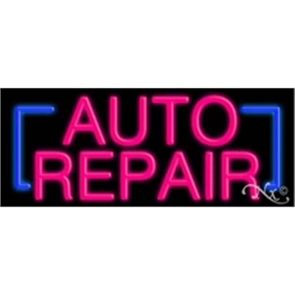 13" x 32" x 3" neon sign, suitable for indoor and... from ASI 30442 Above & Beyond Advertising Products / PromoAdLine