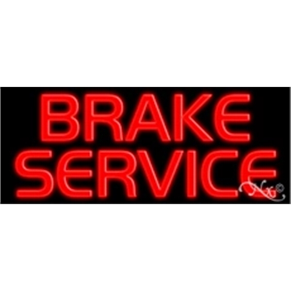 13" x 32" x 3" neon sign, suitable for indoor and... from ASI 30442 Above & Beyond Advertising Products / PromoAdLine