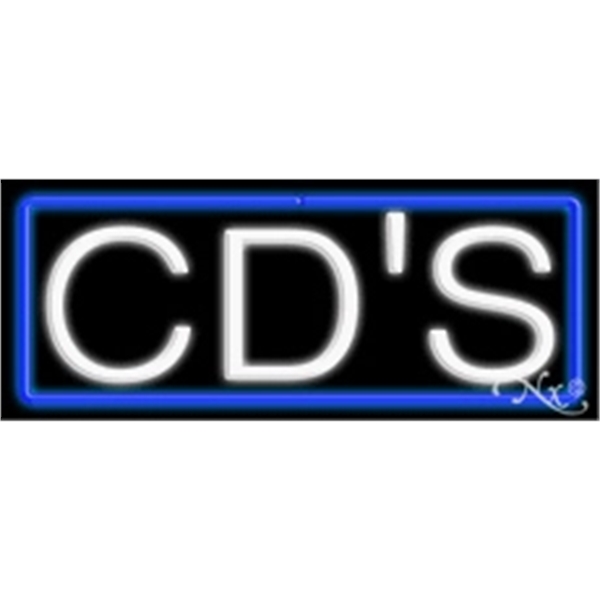 13" x 32" x 3" neon sign, suitable for indoor and... from ASI 30442 Above & Beyond Advertising Products / PromoAdLine