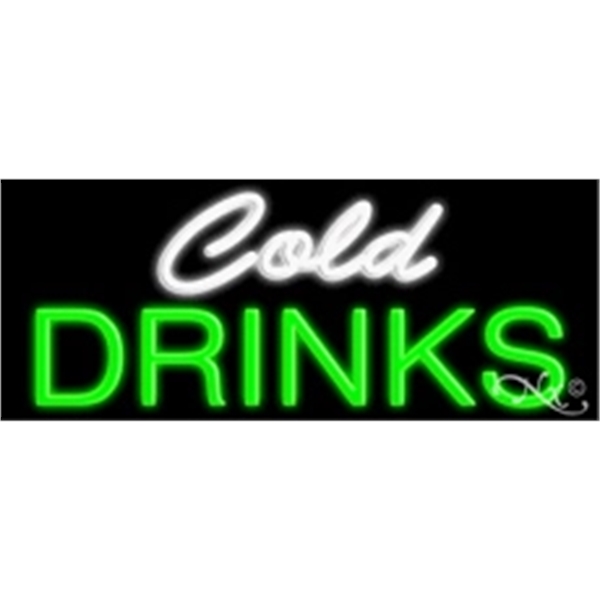 13" x 32" x 3" neon sign, suitable for indoor and... from ASI 30442 Above & Beyond Advertising Products / PromoAdLine