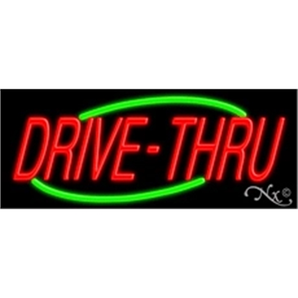 13" x 32" x 3" neon sign, suitable for indoor and... from ASI 30442 Above & Beyond Advertising Products / PromoAdLine