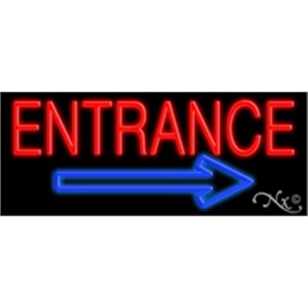 13" x 32" x 3" neon sign, suitable for indoor and... from ASI 30442 Above & Beyond Advertising Products / PromoAdLine