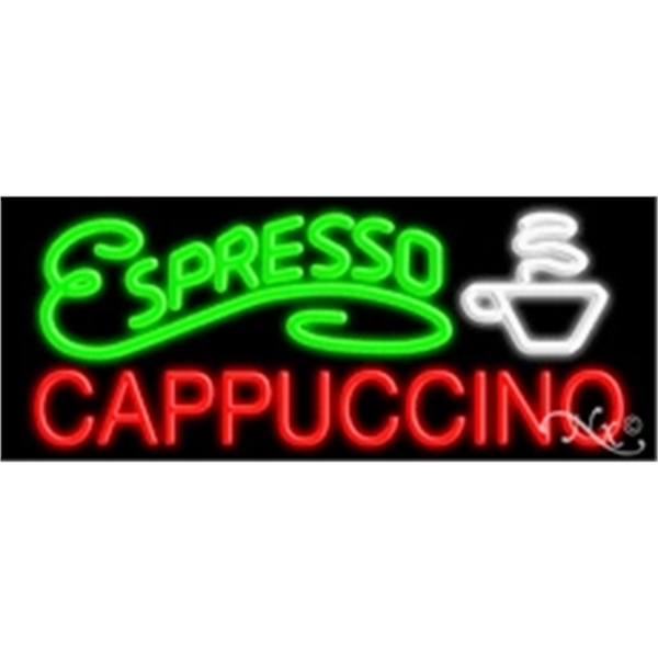 13" x 32" x 3" neon sign, suitable for indoor and... from ASI 30442 Above & Beyond Advertising Products / PromoAdLine