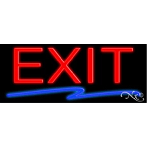13" x 32" x 3" neon sign, suitable for indoor and... from ASI 30442 Above & Beyond Advertising Products / PromoAdLine