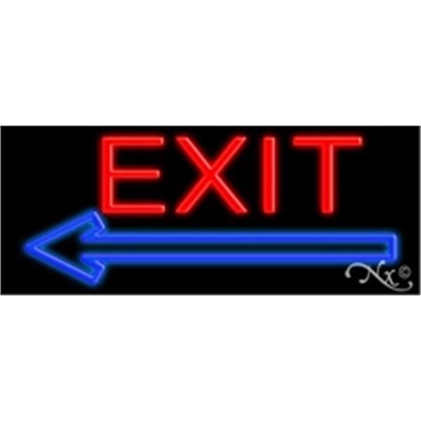 13" x 32" x 3" neon sign, suitable for indoor and... from ASI 30442 Above & Beyond Advertising Products / PromoAdLine