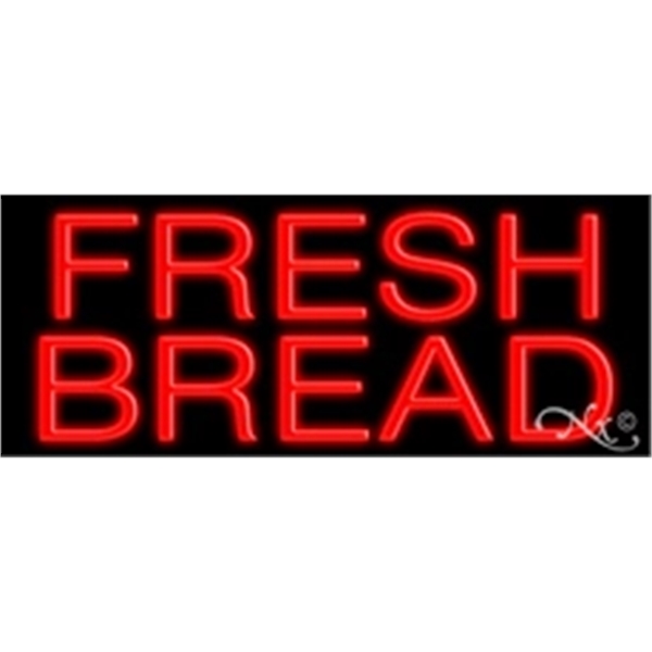 13" x 32" x 3" neon sign, suitable for indoor and... from ASI 30442 Above & Beyond Advertising Products / PromoAdLine