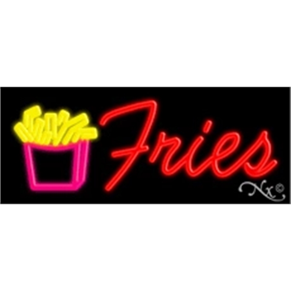 13" x 32" x 3" neon sign, suitable for indoor and... from ASI 30442 Above & Beyond Advertising Products / PromoAdLine