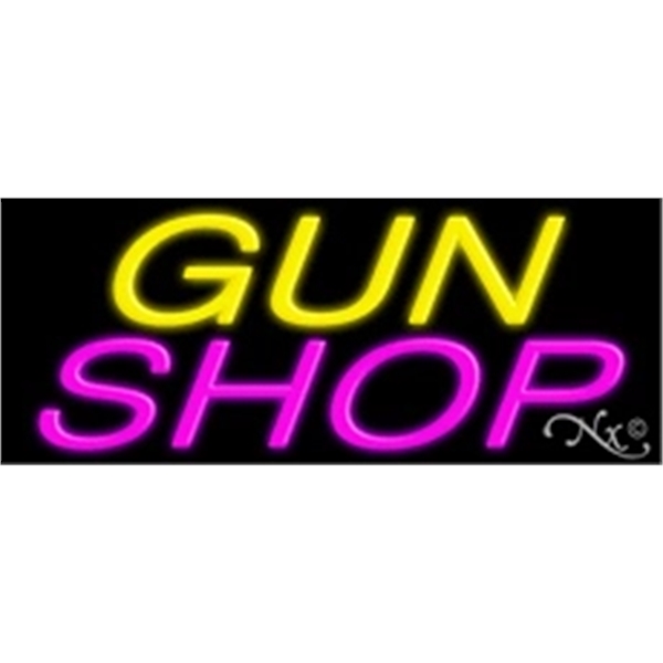 13" x 32" x 3" neon sign, suitable for indoor and... from ASI 30442 Above & Beyond Advertising Products / PromoAdLine