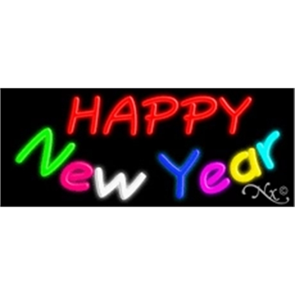 13" x 32" x 3" neon sign, suitable for indoor and... from ASI 30442 Above & Beyond Advertising Products / PromoAdLine