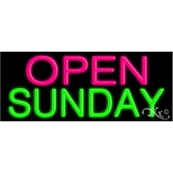 13" x 32" x 3" economic neon sign.... from ASI 30442 Above & Beyond Advertising Products / PromoAdLine