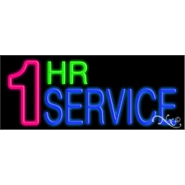 13" x 32" x 3" economic neon sign.... from ASI 30442 Above & Beyond Advertising Products / PromoAdLine