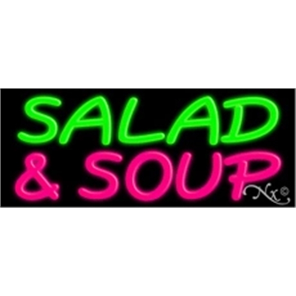 13" x 32" x 3" economic neon sign.... from ASI 30442 Above & Beyond Advertising Products / PromoAdLine