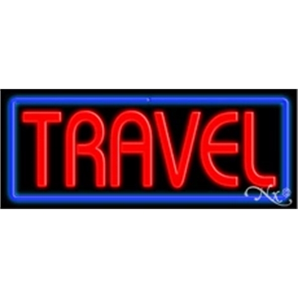 13" x 32" x 3" neon sign, mounted on an unbreakable... from ASI 30442 Above & Beyond Advertising Products / PromoAdLine