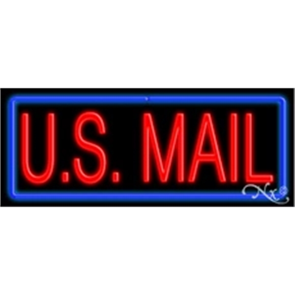 13" x 32" x 3" neon sign, mounted on an unbreakable... from ASI 30442 Above & Beyond Advertising Products / PromoAdLine