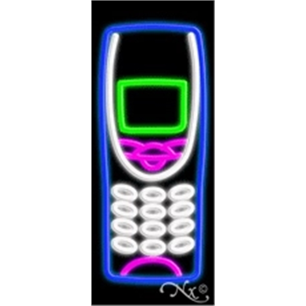 13" x 32" x 3" neon sign, mounted on an unbreakable... from ASI 30442 Above & Beyond Advertising Products / PromoAdLine