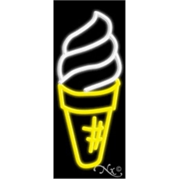 13" x 32" x 3" neon sign, mounted on an unbreakable... from ASI 30442 Above & Beyond Advertising Products / PromoAdLine