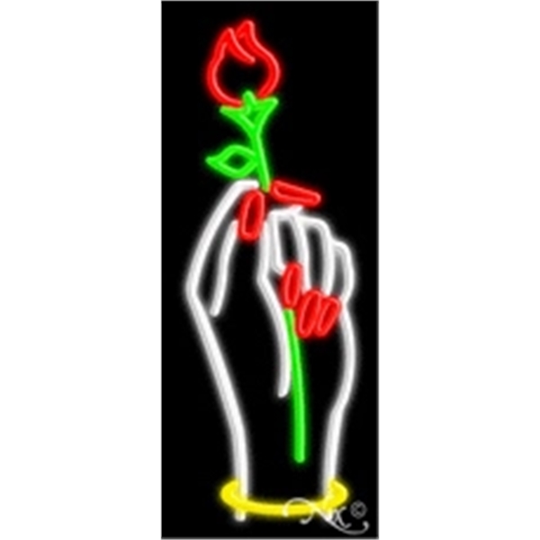 13" x 32" x 3" neon sign, mounted on an unbreakable... from ASI 30442 Above & Beyond Advertising Products / PromoAdLine