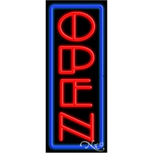 13" x 32" x 3" neon sign, mounted on an unbreakable... from ASI 30442 Above & Beyond Advertising Products / PromoAdLine