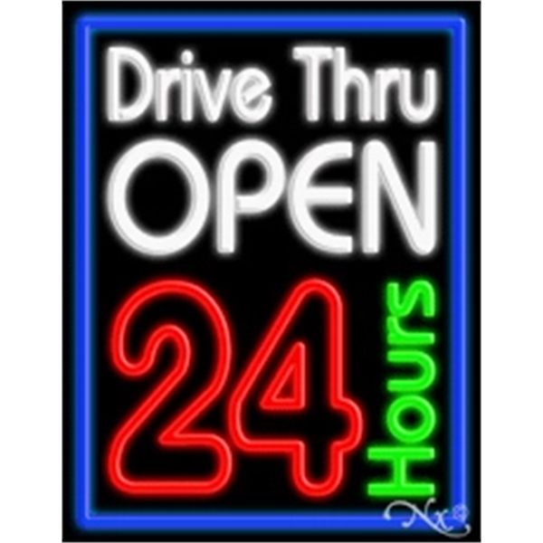 13" x 32" x 3" economic neon sign.... from ASI 30442 Above & Beyond Advertising Products / PromoAdLine