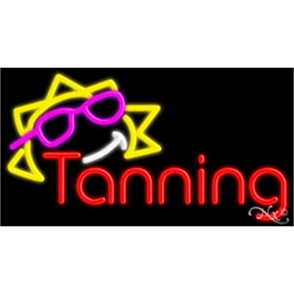 20" x 37" x 3" neon sign, suitable for indoor and... from ASI 30442 Above & Beyond Advertising Products / PromoAdLine