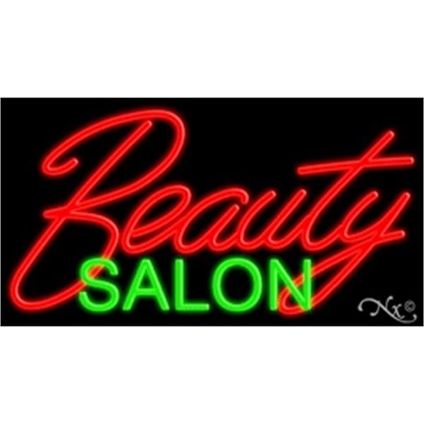 20" x 37" x 3" neon sign, suitable for indoor and... from ASI 30442 Above & Beyond Advertising Products / PromoAdLine