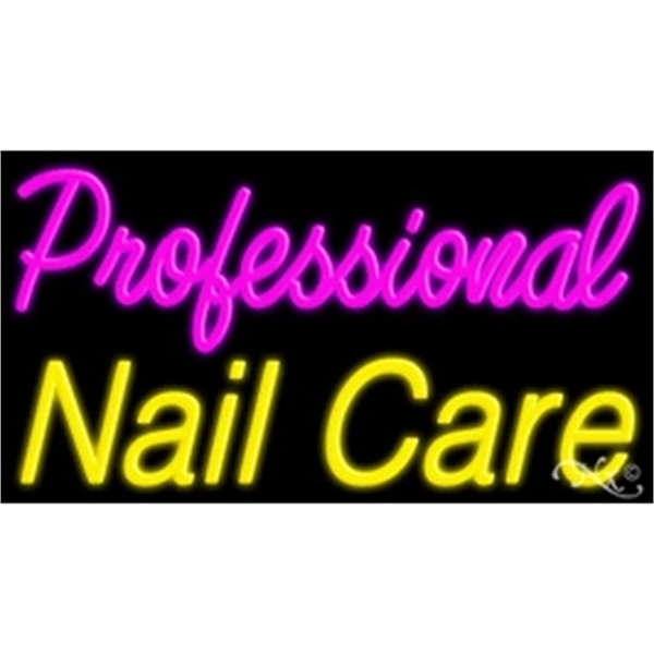 20" x 37" x 3" neon sign, suitable for indoor and... from ASI 30442 Above & Beyond Advertising Products / PromoAdLine