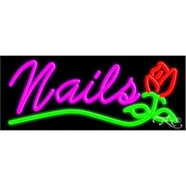 13" x 32" x 3" economic neon sign.... from ASI 30442 Above & Beyond Advertising Products / PromoAdLine