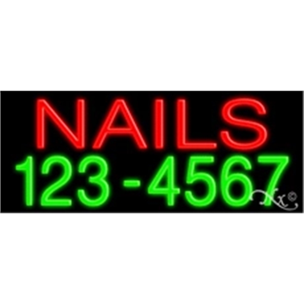 13" x 32" x 3" economic neon sign.... from ASI 30442 Above & Beyond Advertising Products / PromoAdLine