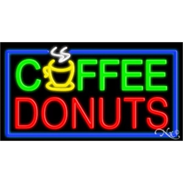 20" x 37" x 3" neon sign, suitable for indoor and... from ASI 30442 Above & Beyond Advertising Products / PromoAdLine