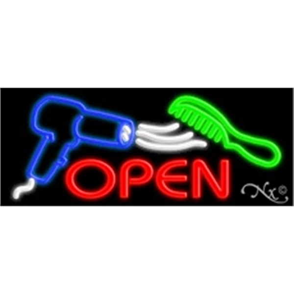 13" x 32" x 3" economic neon sign.... from ASI 30442 Above & Beyond Advertising Products / PromoAdLine